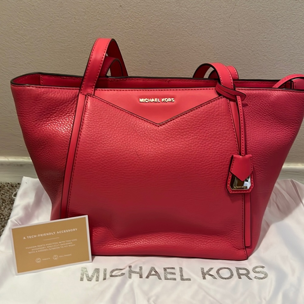 Michael Kors pink tote